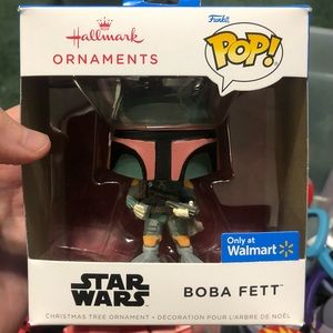 FUNKO HALLMARK BOBA FETT STAR WARS WALMART EXCLUSIVE ORNAMENT.New!